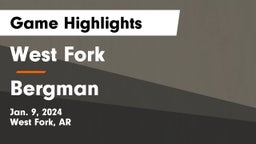 West Fork  vs Bergman   Game Highlights - Jan. 9, 2024