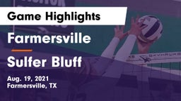 Farmersville  vs Sulfer Bluff Game Highlights - Aug. 19, 2021