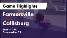 Farmersville  vs Callisburg  Game Highlights - Sept. 6, 2022