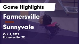 Farmersville  vs Sunnyvale  Game Highlights - Oct. 4, 2022