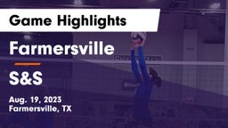 Farmersville  vs S&S Game Highlights - Aug. 19, 2023