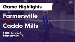 Farmersville  vs Caddo Mills Game Highlights - Sept. 12, 2023