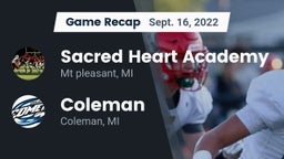 Recap: Sacred Heart Academy vs. Coleman  2022