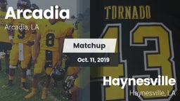 Matchup: Arcadia  vs. Haynesville  2019