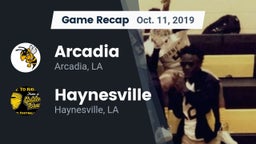 Recap: Arcadia  vs. Haynesville  2019