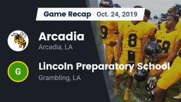 Recap: Arcadia  vs. Lincoln Preparatory School 2019
