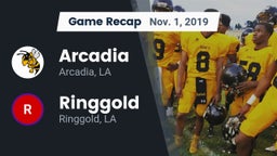 Recap: Arcadia  vs. Ringgold  2019