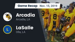 Recap: Arcadia  vs. LaSalle  2019