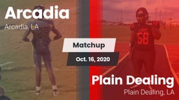 Matchup: Arcadia  vs. Plain Dealing  2020