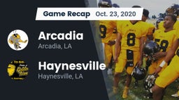 Recap: Arcadia  vs. Haynesville  2020