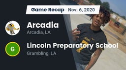 Recap: Arcadia  vs. Lincoln Preparatory School 2020
