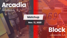 Matchup: Arcadia  vs. Block  2020