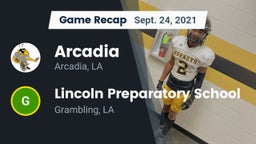 Recap: Arcadia  vs. Lincoln Preparatory School 2021