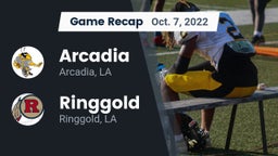 Recap: Arcadia  vs. Ringgold  2022