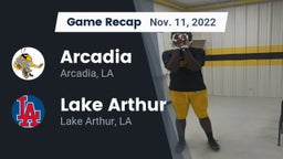 Recap: Arcadia  vs. Lake Arthur  2022