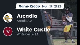 Recap: Arcadia  vs. White Castle  2022