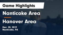 Nanticoke Area  vs Hanover Area  Game Highlights - Dec. 20, 2019