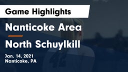 Nanticoke Area  vs North Schuylkill  Game Highlights - Jan. 14, 2021