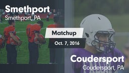 Matchup: Smethport High vs. Coudersport  2016