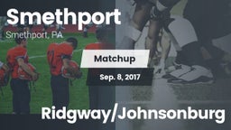 Matchup: Smethport High vs. Ridgway/Johnsonburg 2017