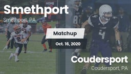Matchup: Smethport High vs. Coudersport  2020