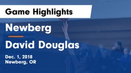 Newberg  vs David Douglas Game Highlights - Dec. 1, 2018