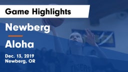 Newberg  vs Aloha  Game Highlights - Dec. 13, 2019