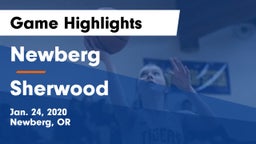 Newberg  vs Sherwood  Game Highlights - Jan. 24, 2020