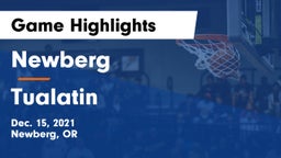 Newberg  vs Tualatin  Game Highlights - Dec. 15, 2021