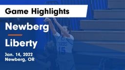 Newberg  vs Liberty  Game Highlights - Jan. 14, 2022