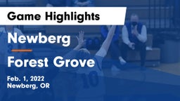 Newberg  vs Forest Grove Game Highlights - Feb. 1, 2022