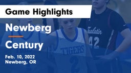 Newberg  vs Century  Game Highlights - Feb. 10, 2022