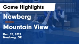 Newberg  vs Mountain View  Game Highlights - Dec. 28, 2023