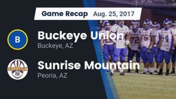 Recap: Buckeye Union  vs. Sunrise Mountain  2017