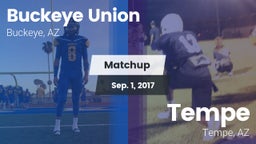 Matchup: Buckeye Union High vs. Tempe  2017