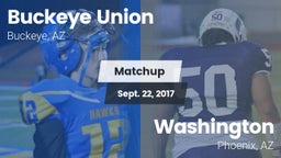 Matchup: Buckeye Union High vs. Washington  2017