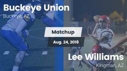 Matchup: Buckeye Union High vs. Lee Williams  2018