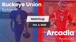Matchup: Buckeye Union High vs. Arcadia  2020