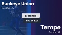 Matchup: Buckeye Union High vs. Tempe  2020
