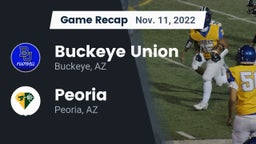 Recap: Buckeye Union  vs. Peoria  2022