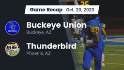 Recap: Buckeye Union  vs. Thunderbird  2023