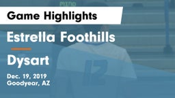 Estrella Foothills  vs Dysart  Game Highlights - Dec. 19, 2019
