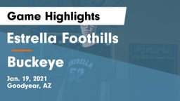 Estrella Foothills  vs Buckeye Game Highlights - Jan. 19, 2021