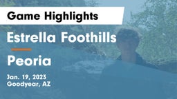 Estrella Foothills  vs Peoria Game Highlights - Jan. 19, 2023