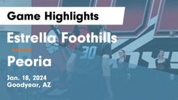 Estrella Foothills  vs Peoria Game Highlights - Jan. 18, 2024