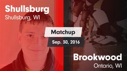Matchup: Shullsburg vs. Brookwood  2016