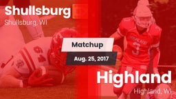 Matchup: Shullsburg vs. Highland  2017