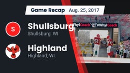 Recap: Shullsburg  vs. Highland  2017