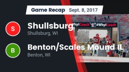 Recap: Shullsburg  vs. Benton/Scales Mound IL  2017