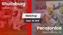 Matchup: Shullsburg vs. Pecatonica  2018